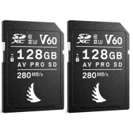 Karta pamięci Angelbird AV Pro SDXC 128GB V60 UHS-II (280 MB/s) Match Pack dla Nikon Z5