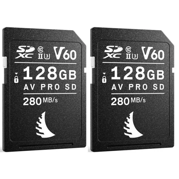 Karta pamięci Angelbird AV Pro SDXC 128GB V60 UHS-II (280 MB/s) Match Pack dla Fujifilm X-T3, X-T4