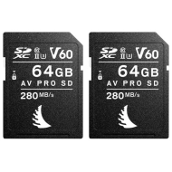 Karta pamięci Angelbird AV Pro SDXC 64GB V60 UHS-II (280 MB/s) Match Pack dla Fujifilm X-T3, X-T4