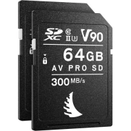Karta pamięci Angelbird AV Pro SDXC 64GB V90 MK2 UHS-II (300 MB/s) Match Pack dla Canon EOS R6
