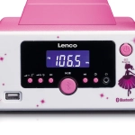 Wieża Lenco MC-020 Różowa - Princess
