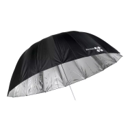 Parasol paraboliczny srebrny Quadralite Space 185 cm