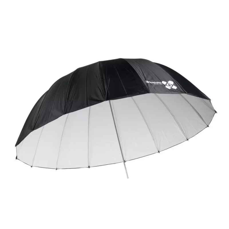 Parasol paraboliczny biały Quadralite Space 185 cm