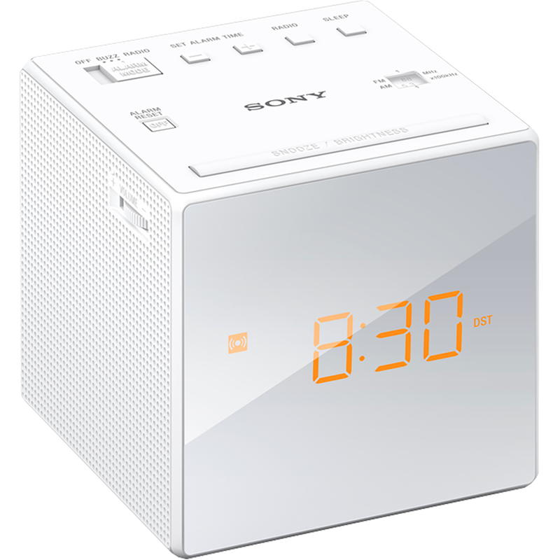 Radiobudzik Sony ICF-C1W Biały - White