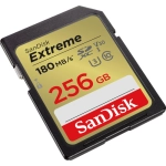 Karta pamięci SanDisk Extreme SDXC 256 GB 180/130 MB/s C10 V30 UHS-I U3