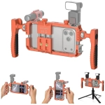 Uchwyt do telefonu 4smarts Video Rig z pilotem Pomarańczowy - Orange