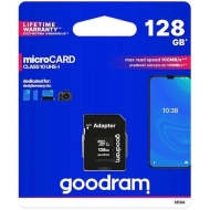 Karta pamięci MicroSD Goodram 128GB z adapterem