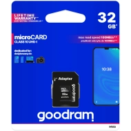 Karta pamięci MicroSD Goodram 32GB z adapterem