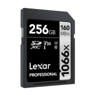 Karta pamięci Lexar PRO SDXC 256GB 1066X UHS-I U3 V30 (160 MB/s)