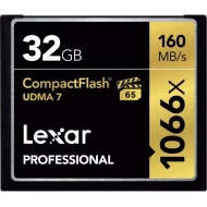 Karta pamięci Lexar Professional Compact Flash 32GB 1066X UDMA 7 (160 MB/s)
