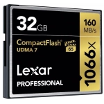 Karta pamięci Lexar Professional Compact Flash 32GB 1066X UDMA 7 (160 MB/s)