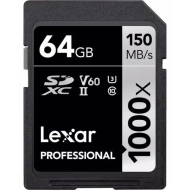 Karta pamięci Lexar Professional SDXC 64GB 1000X UHS-II (150 MB/s)