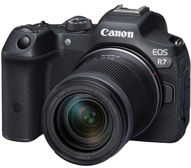 Canon EOS R7 + RF-S 18-150 mm f/3.5-6.3 IS STM + adapter EF-EOS R