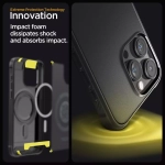 Etui Spigen Rugged Armor Mag Magsafe iPhone 15 Pro Max Matte Black Czarny Case