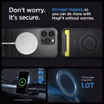 Etui Spigen Rugged Armor Mag Magsafe iPhone 15 Pro Max Matte Black Czarny Case