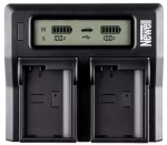 Ładowarka dwukanałowa Newell DC-LCD do akumulatorów serii NP-FW 1
