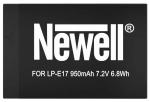 Zestaw ładowarka dwukanałowa Newell DL-USB-C i dwa akumulatory LP-E17
