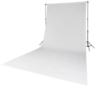 Quadralite Tło tekstylne 2.85 x 6 m białe