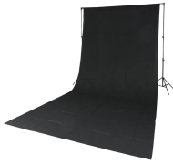 Quadralite Tło tekstylne 2.85 x 6 m czarne