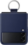 Etui Samsung Silicone Cover z pierścieniem do Galaxy Z Flip 3 5G granatowy