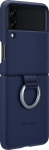 Etui Samsung Silicone Cover z pierścieniem do Galaxy Z Flip 3 5G granatowy
