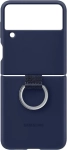 Etui Samsung Silicone Cover z pierścieniem do Galaxy Z Flip 3 5G granatowy