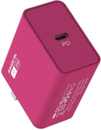 Ładowarka sieciowa 20 W Power Delivery Somostel SMS-78 kabel USB-C różowa