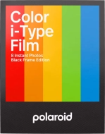 Wkład kolorowy Polaroid Color Film Black Frame Edition do aparatu serii I-Type 8 sztuk