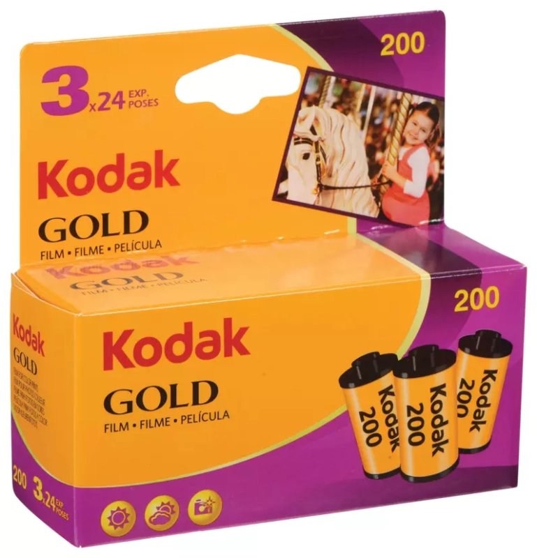Film Kodak Gold 200 / 24 (135) box 3 szt.