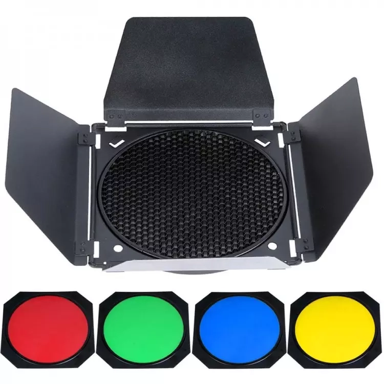 Zestaw Wrota z Gridem i filtrami Godox BD-04 1