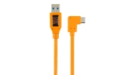 Tether Tools przewód TetherPro prawoskrętny "Pigtail" USB 3.0 / USB-C 50 cm pomarańczowy