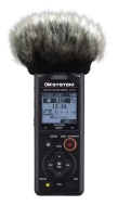Rejestrator audio OM SYSTEM LS-P5 zestaw ochrony przed wiatrem