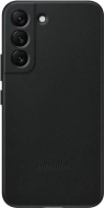 Etui Samsung Leather Galaxy S22 czarne 