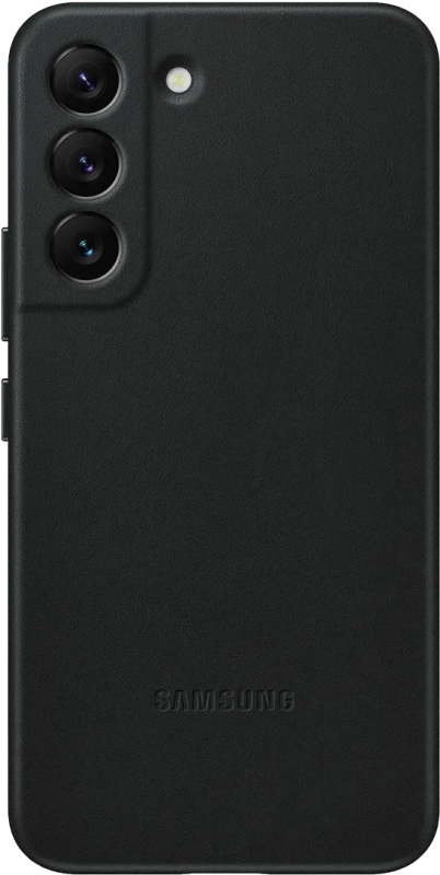 Etui Samsung Leather Galaxy S22 czarne