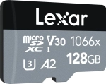 Karta microSDXC Lexar Pro UHS-I Silver 1066x 128 GB