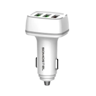 Ładowarka samochodowa 3 USB 18W Somostel SMS-A48 biała