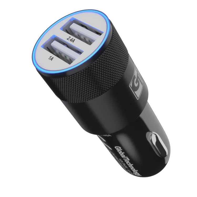 Ładowarka samochodowa do telefonu 2x USB Quick 3.4A czarna