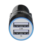 Ładowarka samochodowa do telefonu 2x USB Quick 3.4A czarna