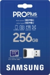 Karta pamięci Samsung microSDXC 256 GB PRO Plus 2023 (180/130MB/s) + Czytnik 4