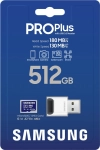 Karta pamięci Samsung microSDXC 512 GB PRO Plus 2023 (180/130MB/s) + Czytnik  3