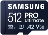 Karta pamięci Samsung microSDXC PRO Ultimate 2023 512 GB A2 V30 U3 UHS-I (200 MB/s) + adapter SD