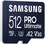 Karta pamięci Samsung microSDXC PRO Ultimate 2023 512 GB A2 V30 U3 UHS-I (200 MB/s) + adapter SD
