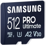 Karta pamięci Samsung microSDXC PRO Ultimate 2023 512 GB A2 V30 U3 UHS-I (200 MB/s) + adapter SD