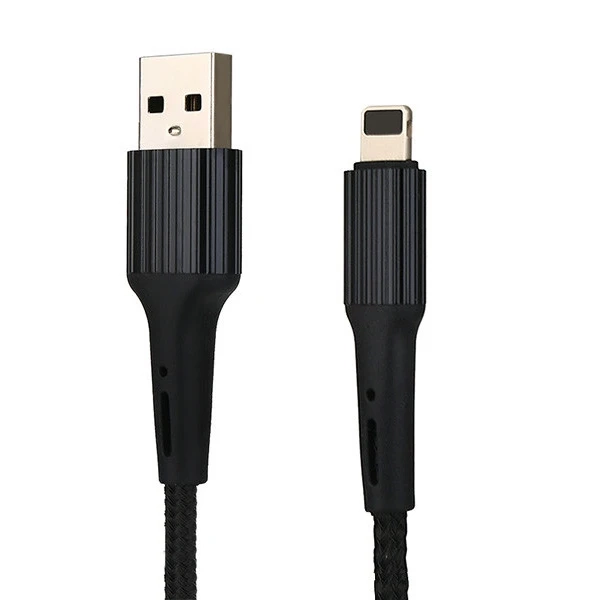 Kabel USB Lightning 3.6 A Quick Charger 3.0 1m Somostel POWERLINE SMS-BW06 czarny