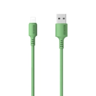 Kabel USB Lightning 3A Quick Charger 1,2m POWERLINE SMS-BP06 MACARON Somostel zielony