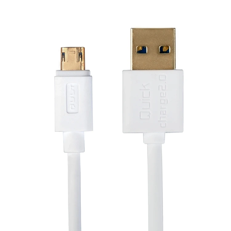 Kabel USB - micro USB Quick Charge 2.0 1.2 m biały