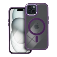 Etui  do iPhone 15 Mag Cover MagSafe fioletowe