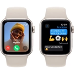 Apple Watch SE 2 (2023) GPS 44mm koperta aluminiowa Starlight + pasek Sport Band Starlight S/M