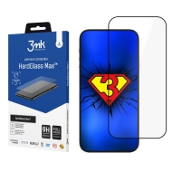 Wzmocnione szkło hartowane na iPhone 14 Pro 3mk HardGlass Max FullScreen Glass czarne