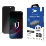 Szkło prywatyzujące na iPhone 15 Plus - 3mk HardGlass Max Privacy FullScreen Glass czarne